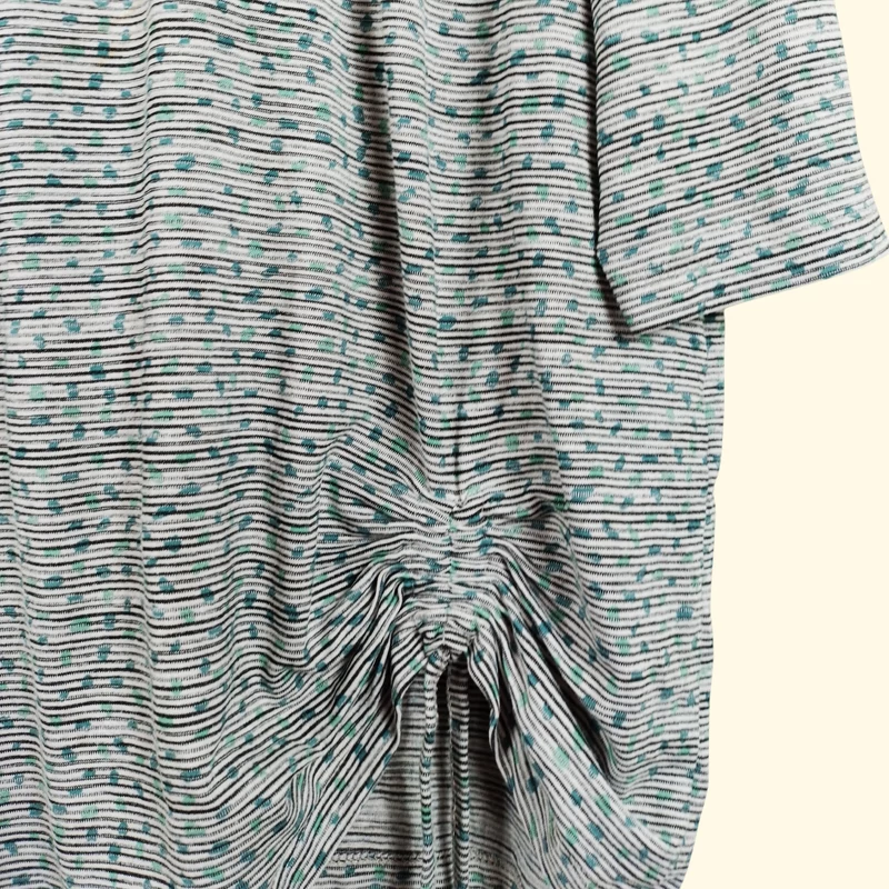 Mintás, 3/4-es ujjú női felső, 2XL méret