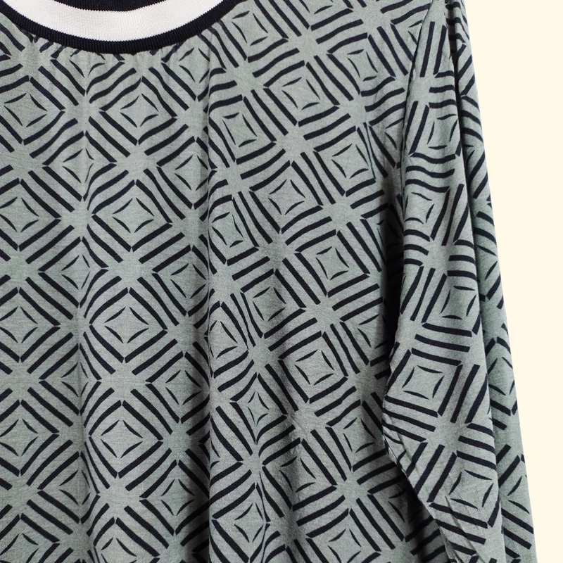 True Spirit, mintás, hosszú ujjú női felső, L méret