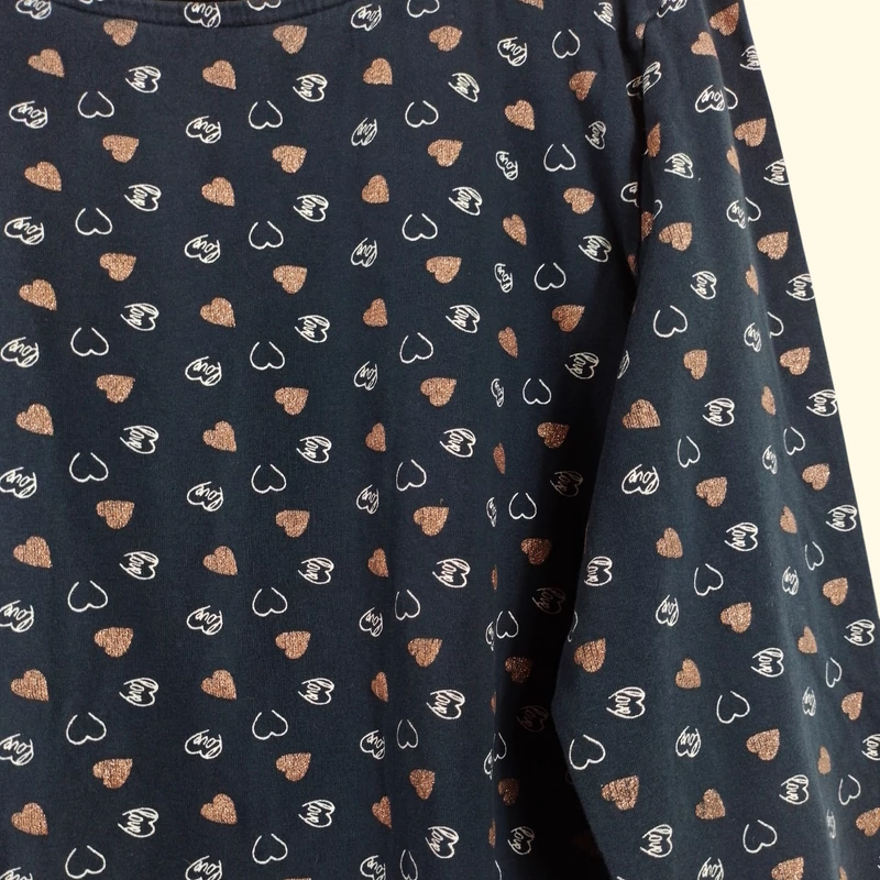 NKD, mintás, 3/4-es ujjú női felső, L méret