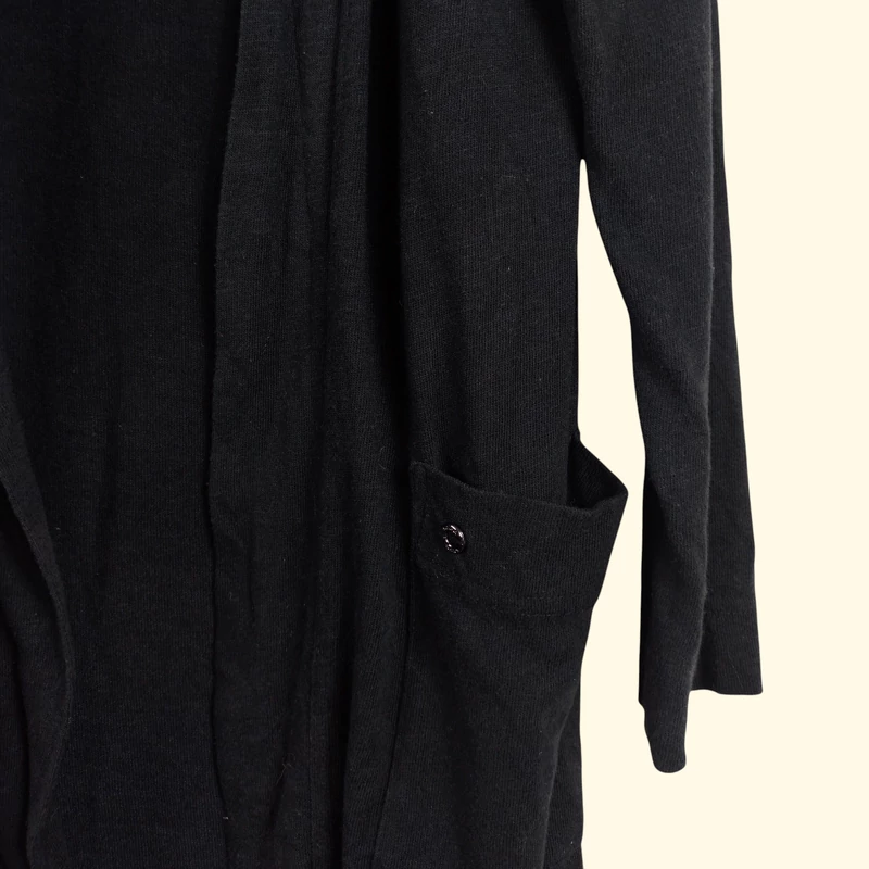 s.Oliver, fekete színű, hosszú ujjú női felső, M méret