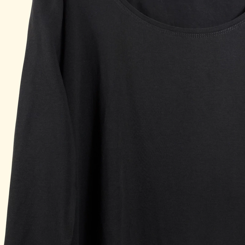 Etam, sötétszürke színű, hosszú ujjú női felső, XL méret