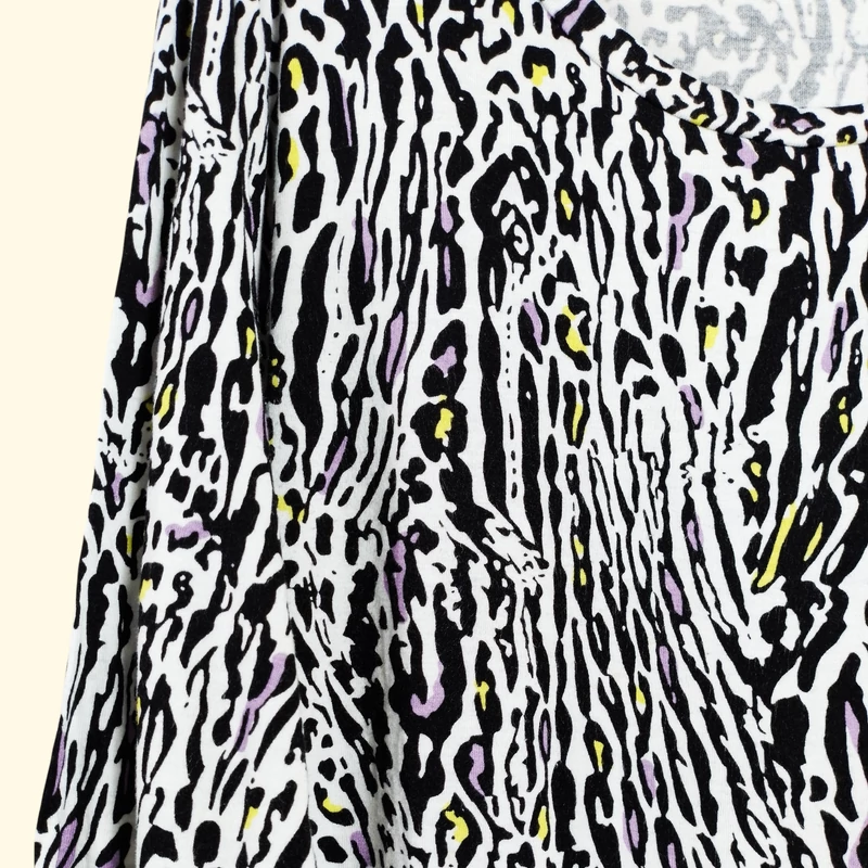 Laura Torelli, mintás, hosszú ujjú női felső, XL méret