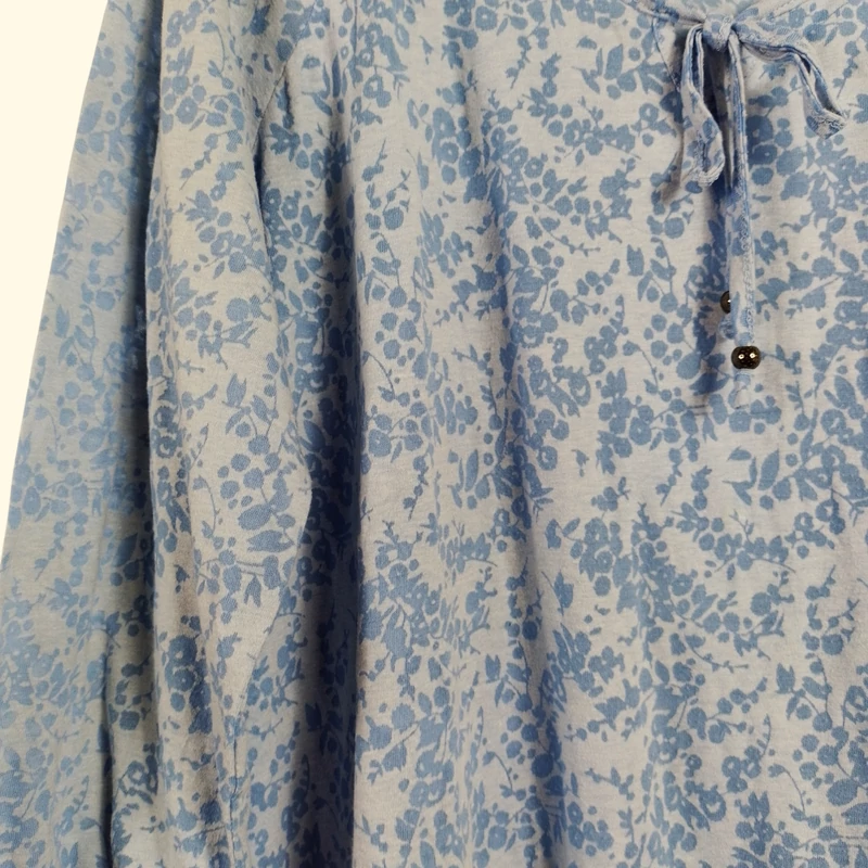 Laura Torelli, mintás, 3/4-es ujjú női felső, M méret