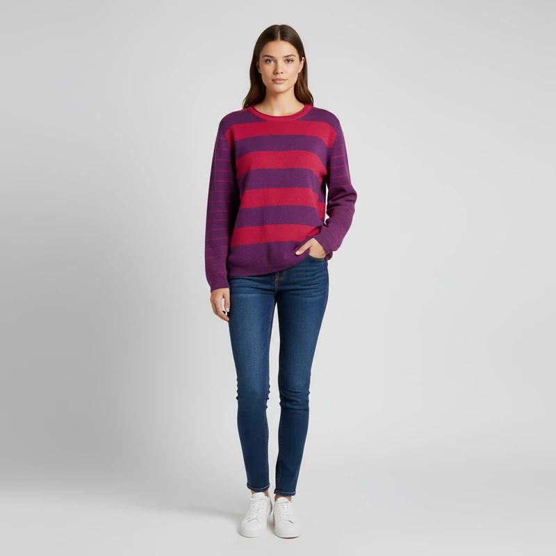 Mantaray, mintás,, hosszú ujjú női felső, XL méret