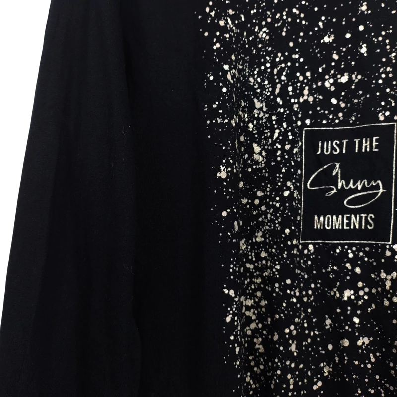 Everme mintás, hosszú ujjú női felső, S méret