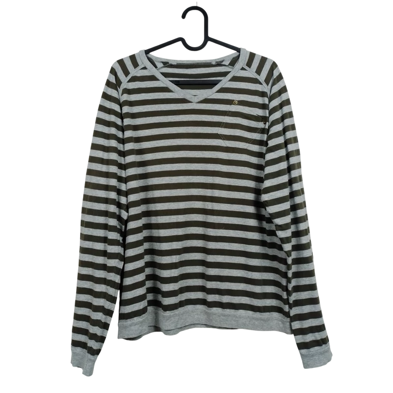 Mintás, hosszú ujjú női felső, L méret