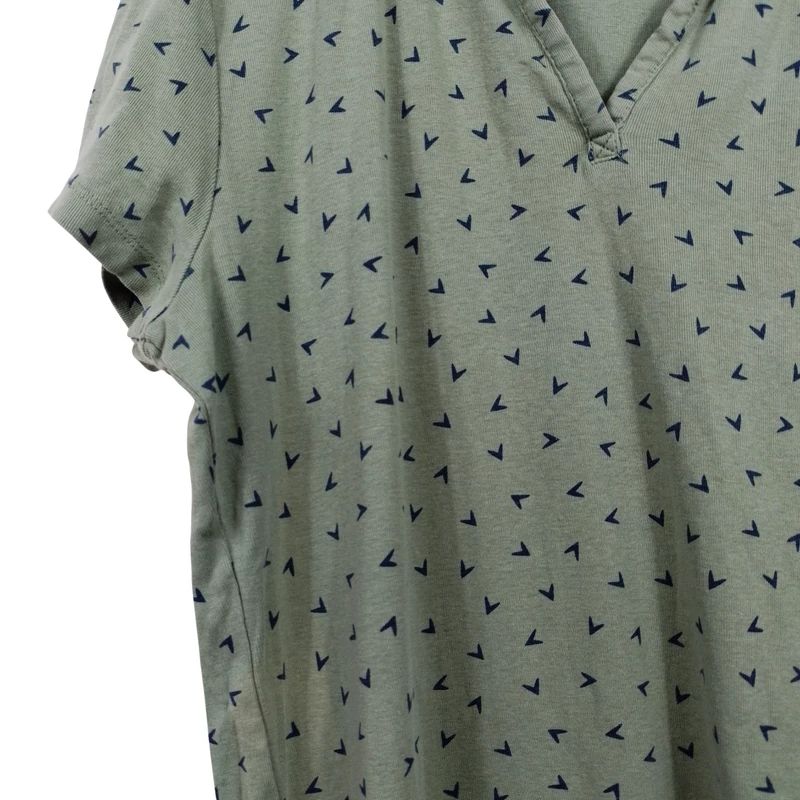 Pescara, mintás, rövid ujjú női felső, L méret