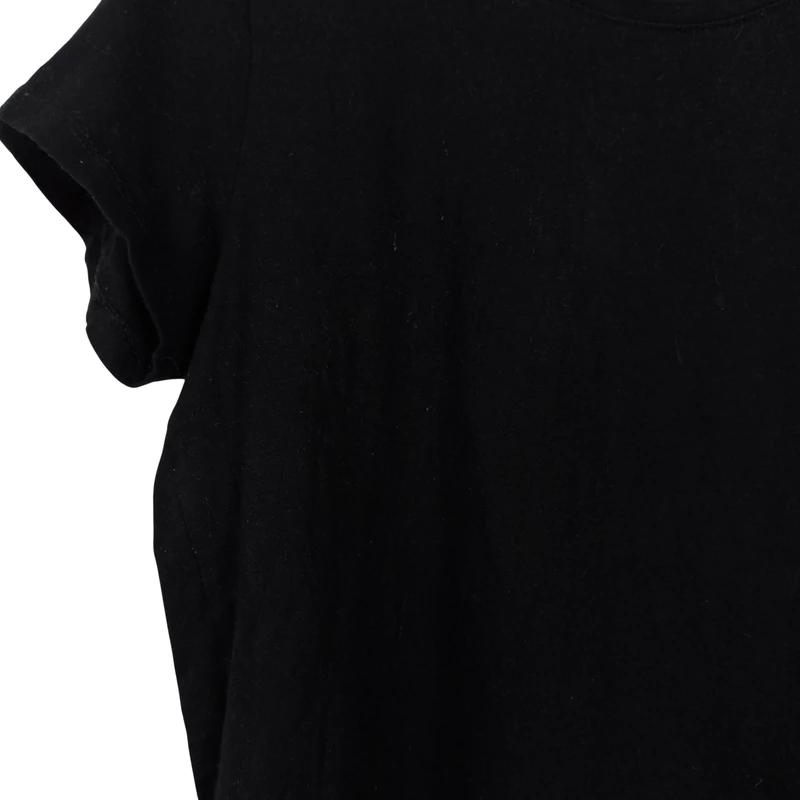 Everme, fekete színű, rövid ujjú női felső, L méret