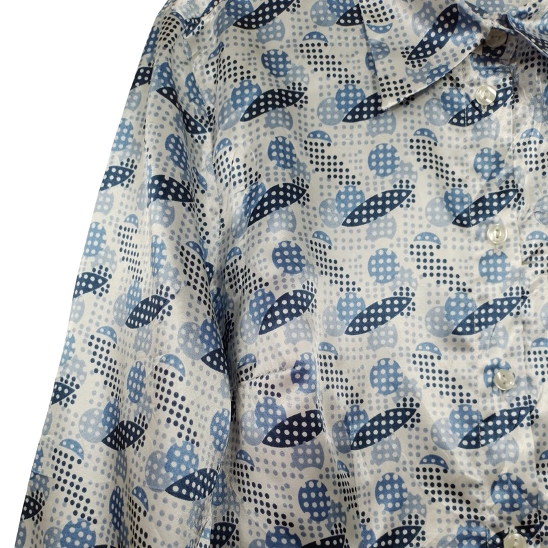 y Trend, mintás, hosszú ujjú női felső, M méret