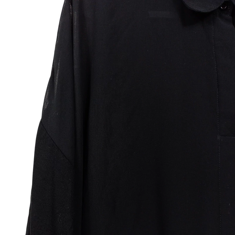 Lisa Tossa, fekete színű, hosszú ujjú női felső, XL méret