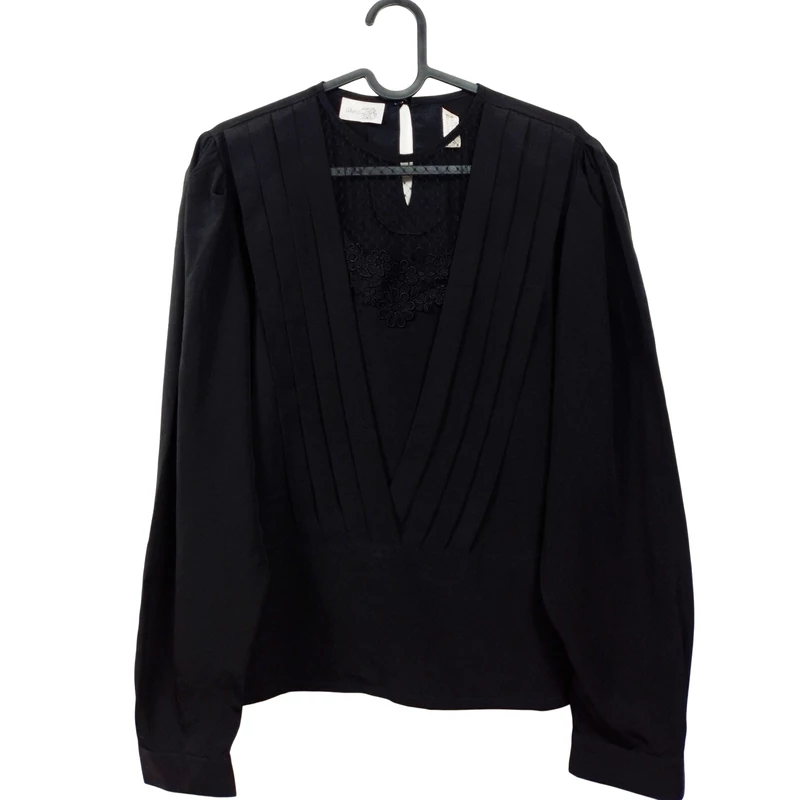 Chris JB, fekete színű, hosszú ujjú női felső, M méret