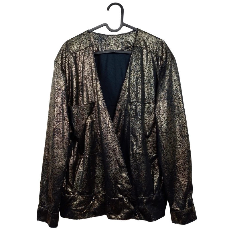 Mintás, hosszú ujjú női felső, L méret