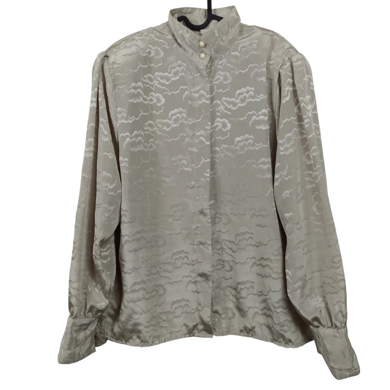 Astibo, mintás, hosszú ujjú női felső, L méret