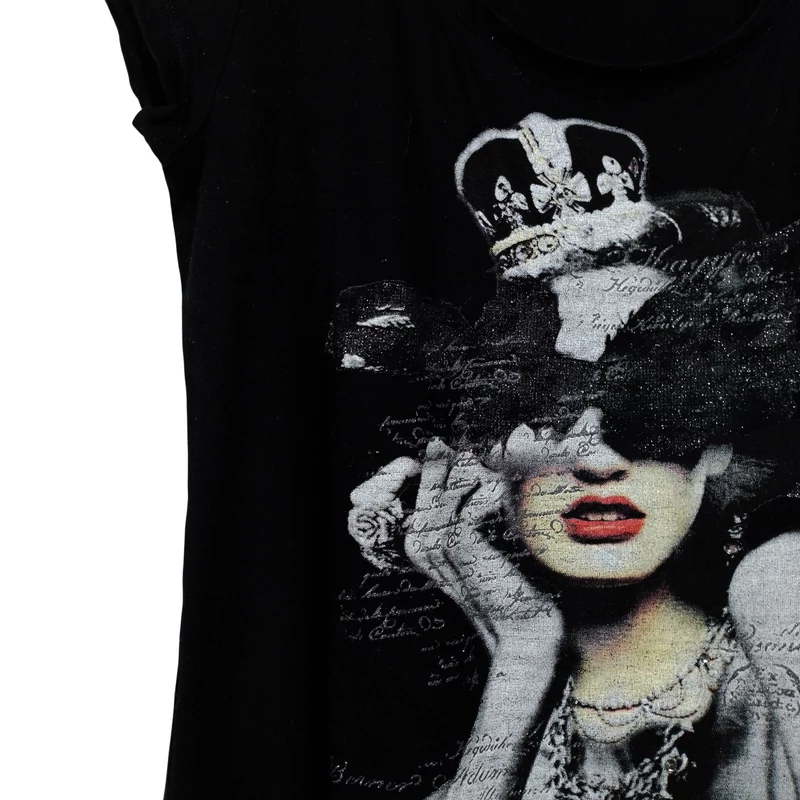 Salsa Life, mintás, rövid ujjú női felső, S méret