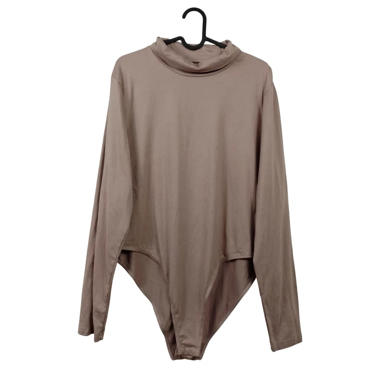 Shein, világosmályva színű, hosszú ujjú női felső, 4XL méret