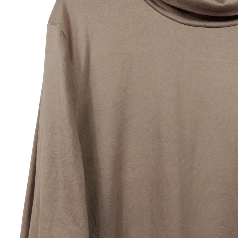 Shein, világosmályva színű, hosszú ujjú női felső, 4XL méret