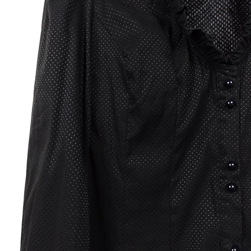 Orsay, fekete színű, hosszú ujjú női felső, S méret