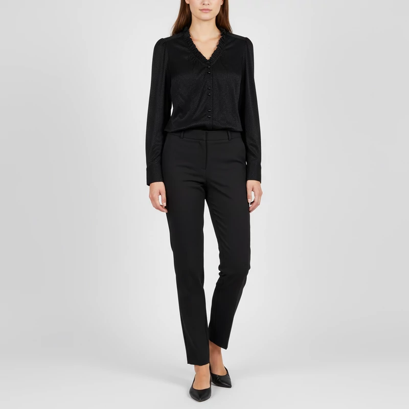 Orsay, fekete színű, hosszú ujjú női felső, S méret