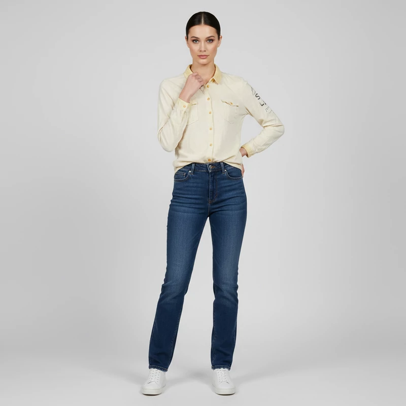 Soccx, mintás, hosszú ujjú női felső, S méret