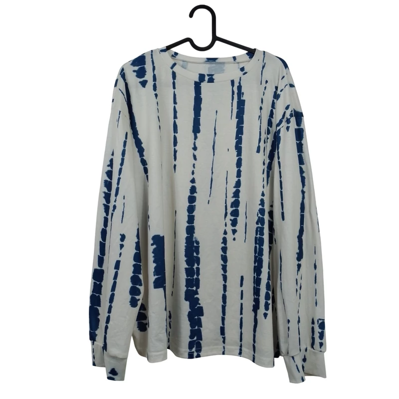 Emery Rose, mintás, hosszú ujjú női felső, XL méret