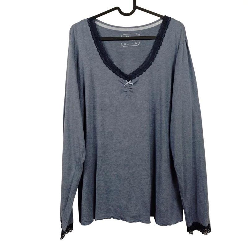 Body, szürke színű, hosszú ujjú női felső, L méret