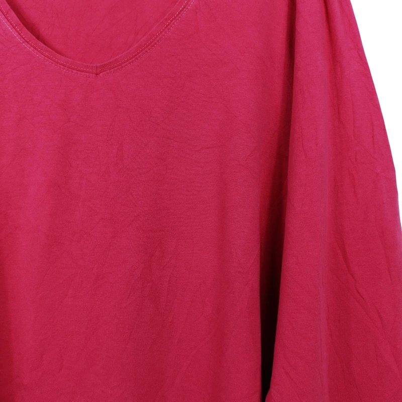 Giada, magenta színű, hosszú ujjú női felső, 2XL méret