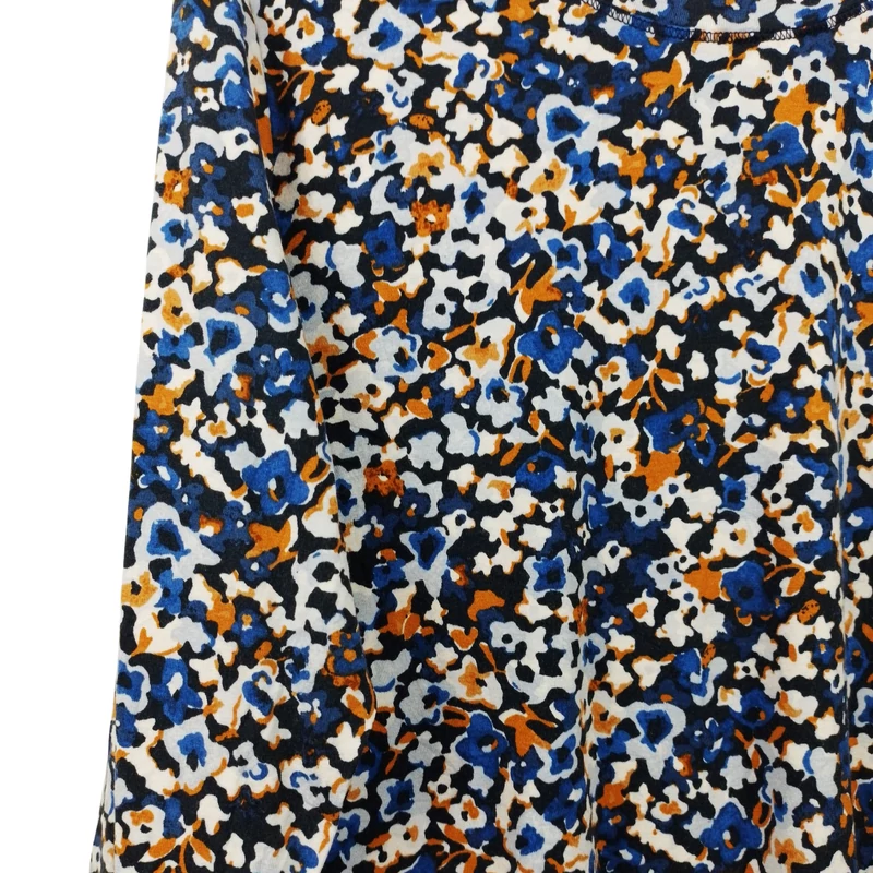 TR, mintás, hosszú ujjú női felső, L méret