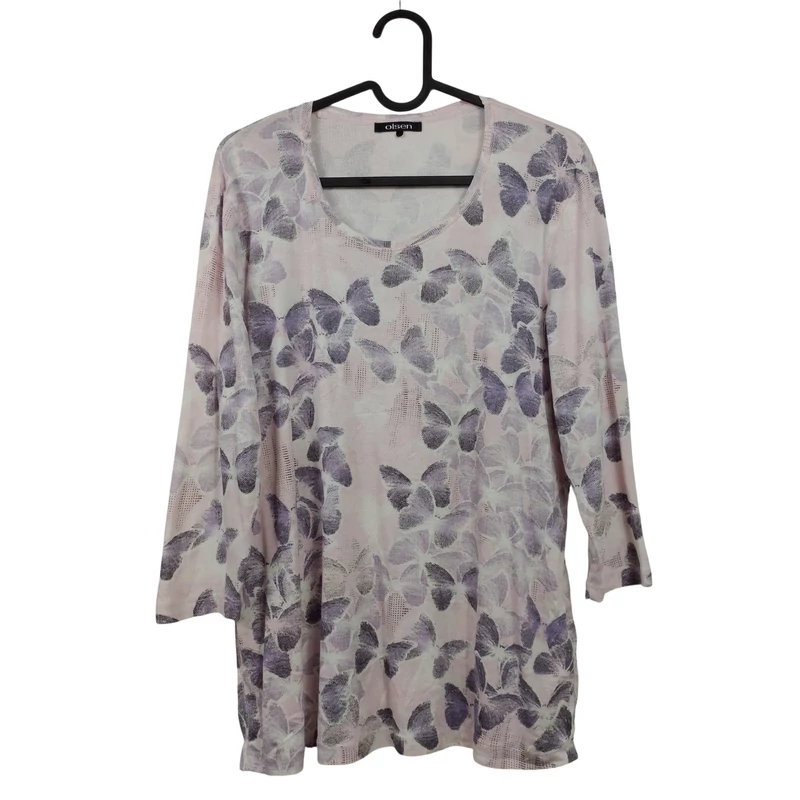 Olsen, mintás, hosszú ujjú női felső, L méret