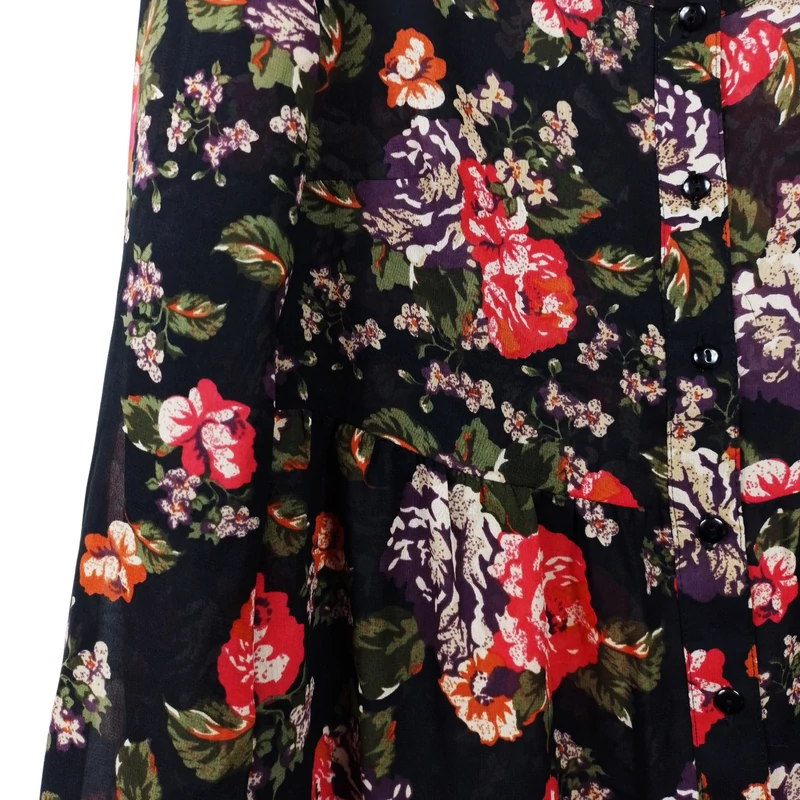 H&M, mintás, hosszú ujjú női felső, M méret