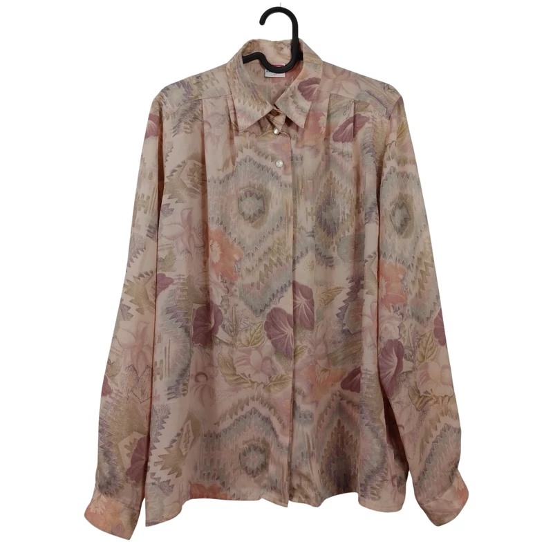 Reichart, mintás, hosszú ujjú női felső, M méret