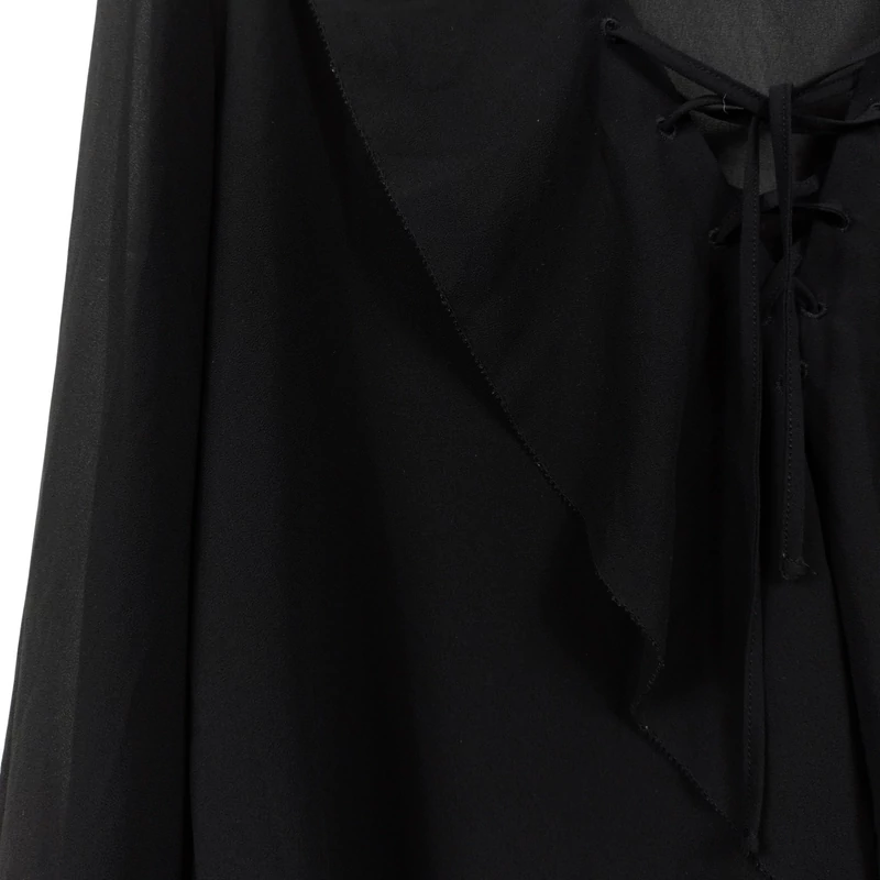 H&M, fekete színű, hosszú ujjú női felső, M méret