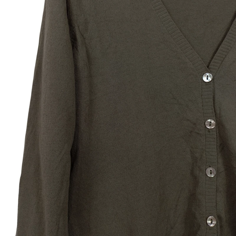 Zanone, olajzöld színű, hosszú ujjú női felső, M méret