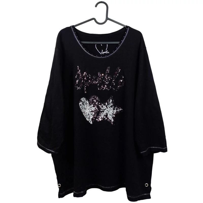 Canda, mintás, hosszú ujjú női felső, 2XL méret