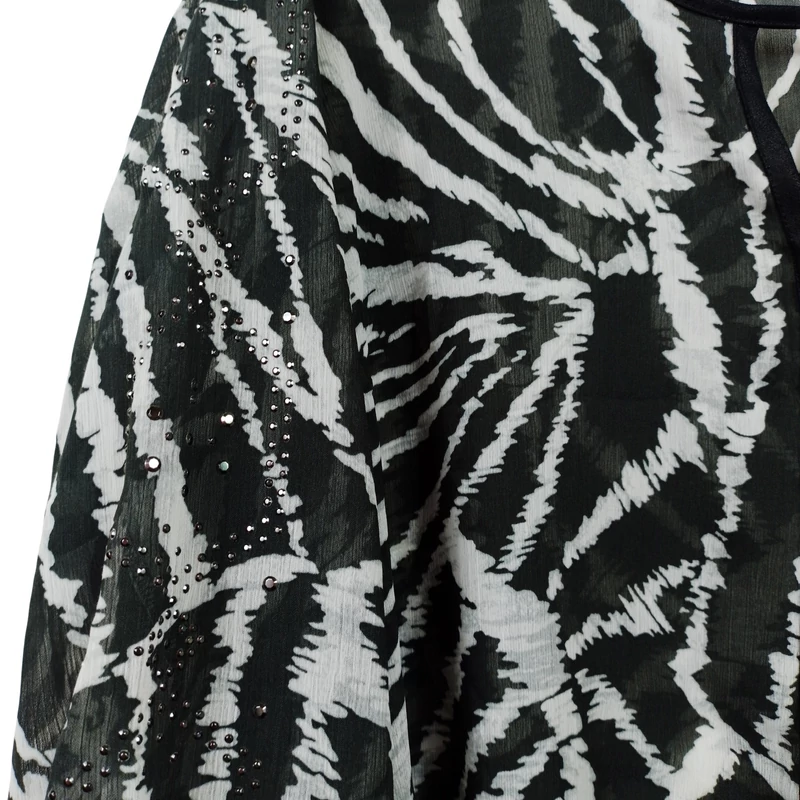 Miss Etam, mintás, hosszú ujjú női felső, L méret