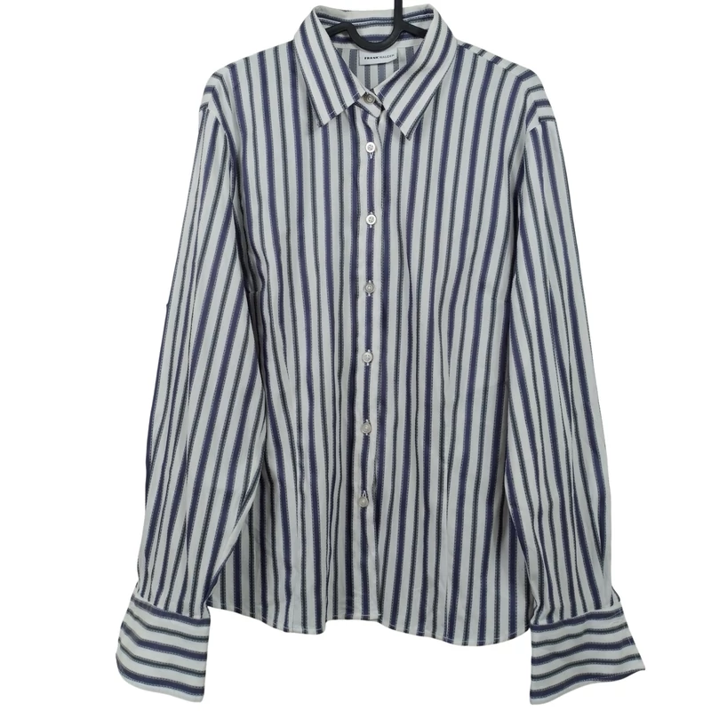 Frank Walder, mintás, hosszú ujjú női felső, L méret