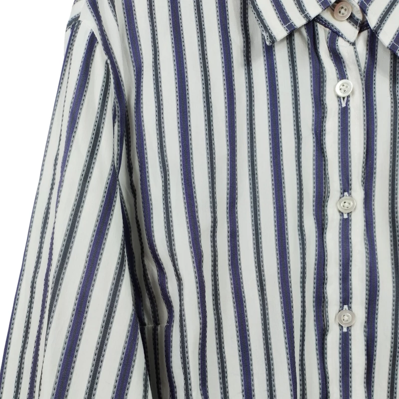 Frank Walder, mintás, hosszú ujjú női felső, L méret