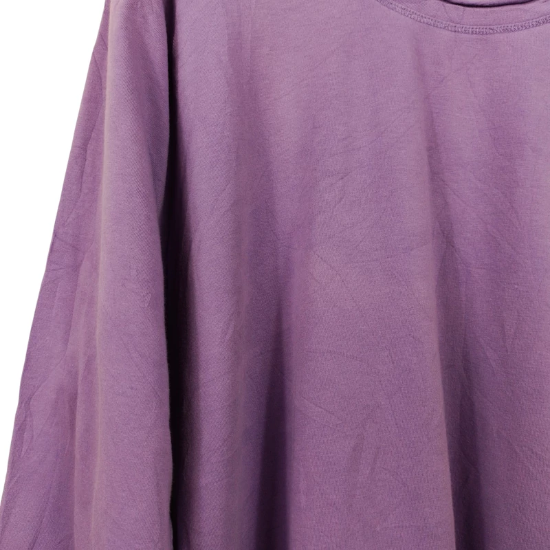 Ginalaura, lila színű, hosszú ujjú női felső, 2XL méret