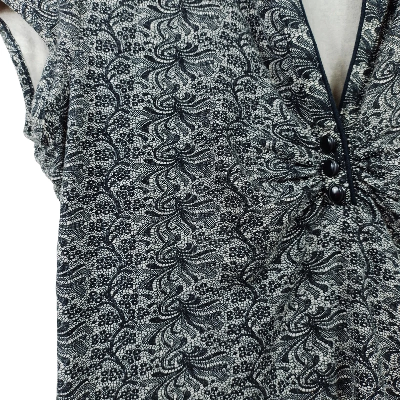 Orsay, mintás, rövid ujjú női felső, M méret