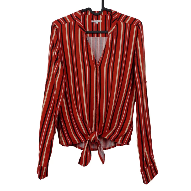 Distrikt, mintás, hosszú ujjú női felső, XS méret