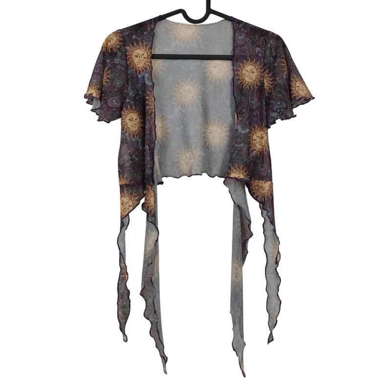 Romwe, rövid ujjú női felső, XS méret