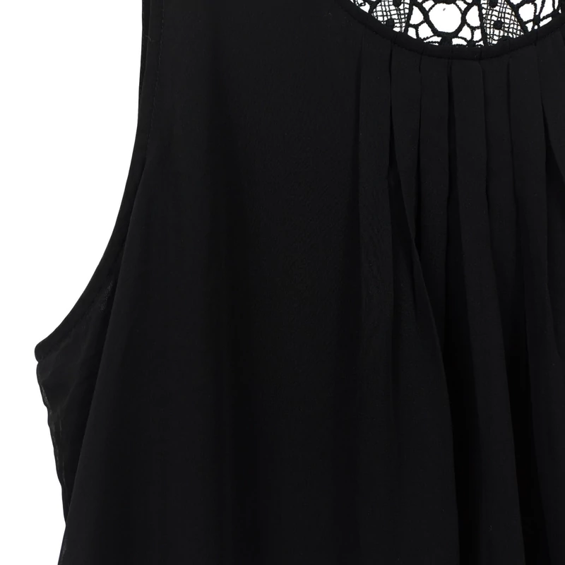 Gina Benotti, fekete színű, ujjatlan női felső, 2XL méret