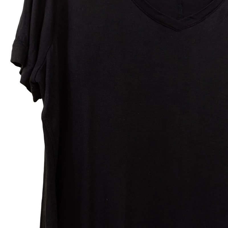 Next, sötétkék színű, rövid ujjú női felső, L méret