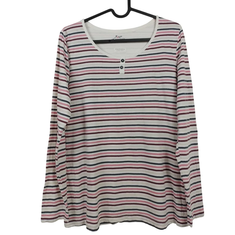 Lingerie, mintás, hosszú ujjú női felső, S méret