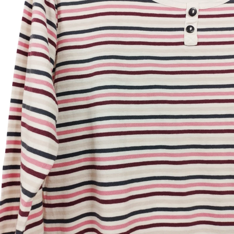 Lingerie, mintás, hosszú ujjú női felső, S méret