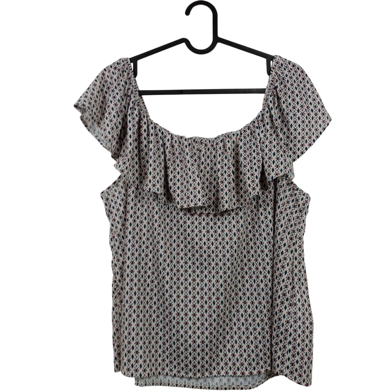 H&M, mintás, rövid ujjú női felső, M méret