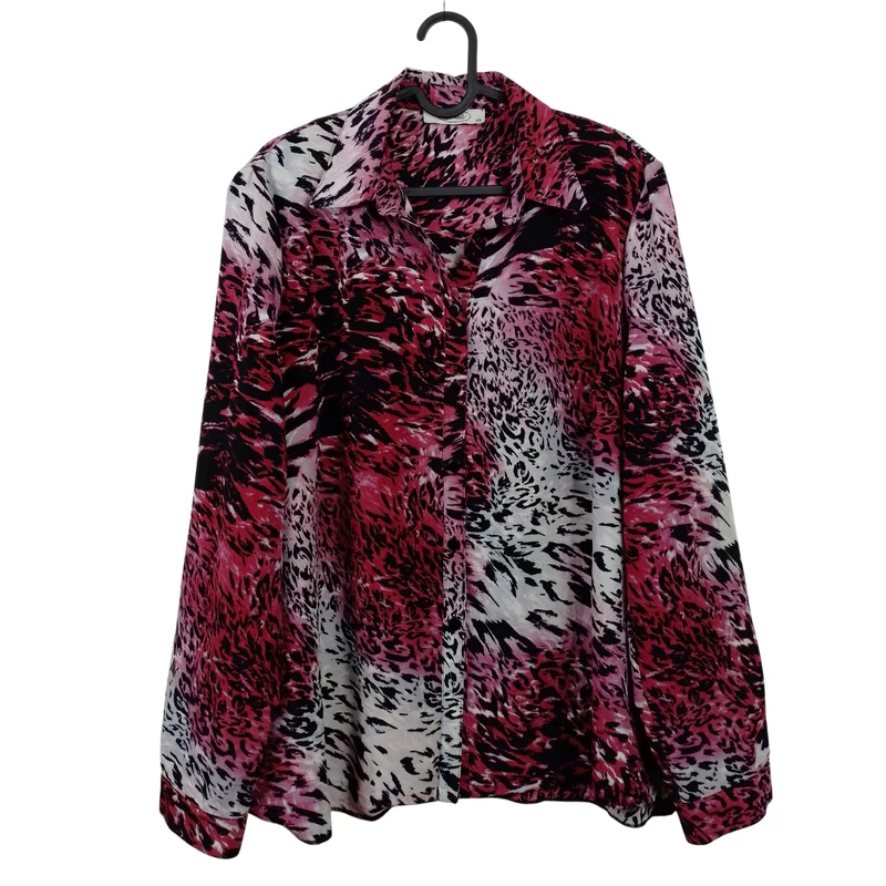 Sensia, mintás, hosszú ujjú női felső, XL méret