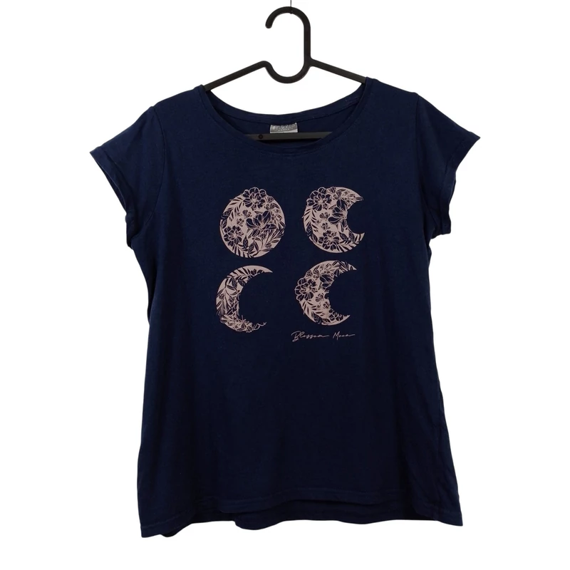 Beloved, mintás, rövid ujjú női felső, M méret