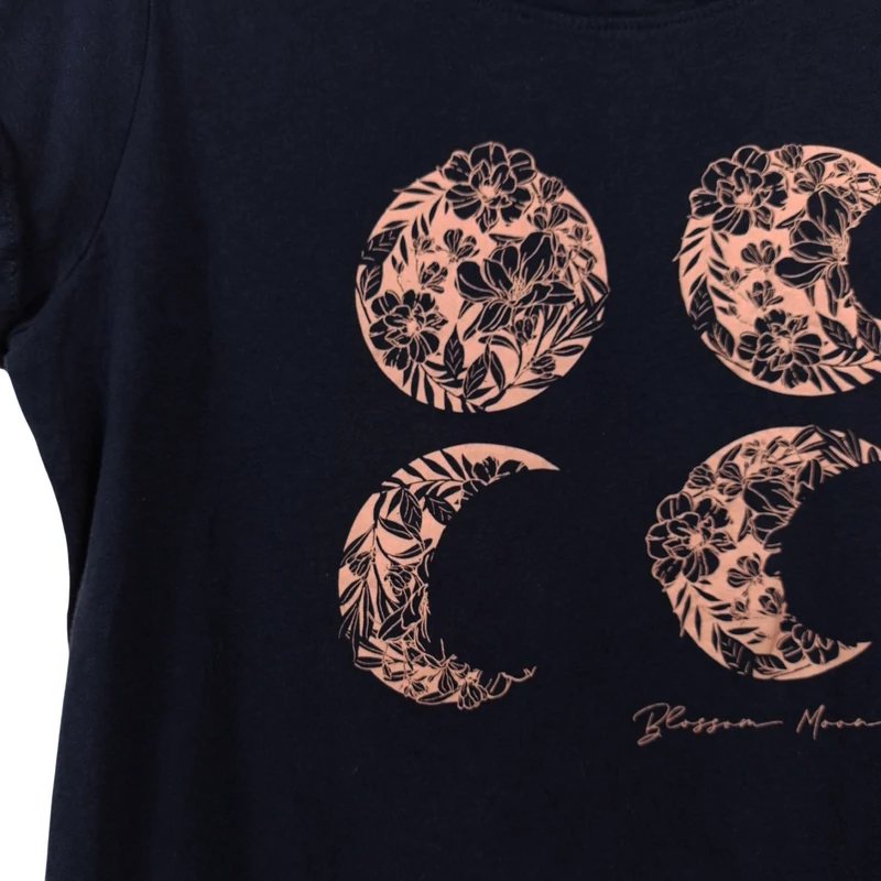 Beloved, mintás, rövid ujjú női felső, M méret