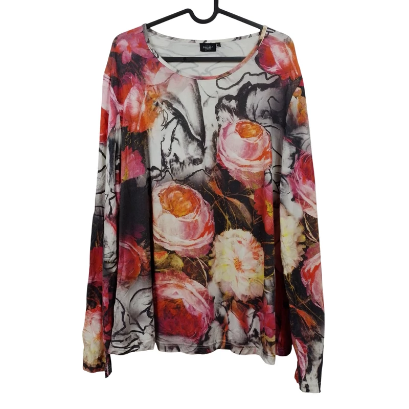 Bexleys, mintás, hosszú ujjú női felső, L méret