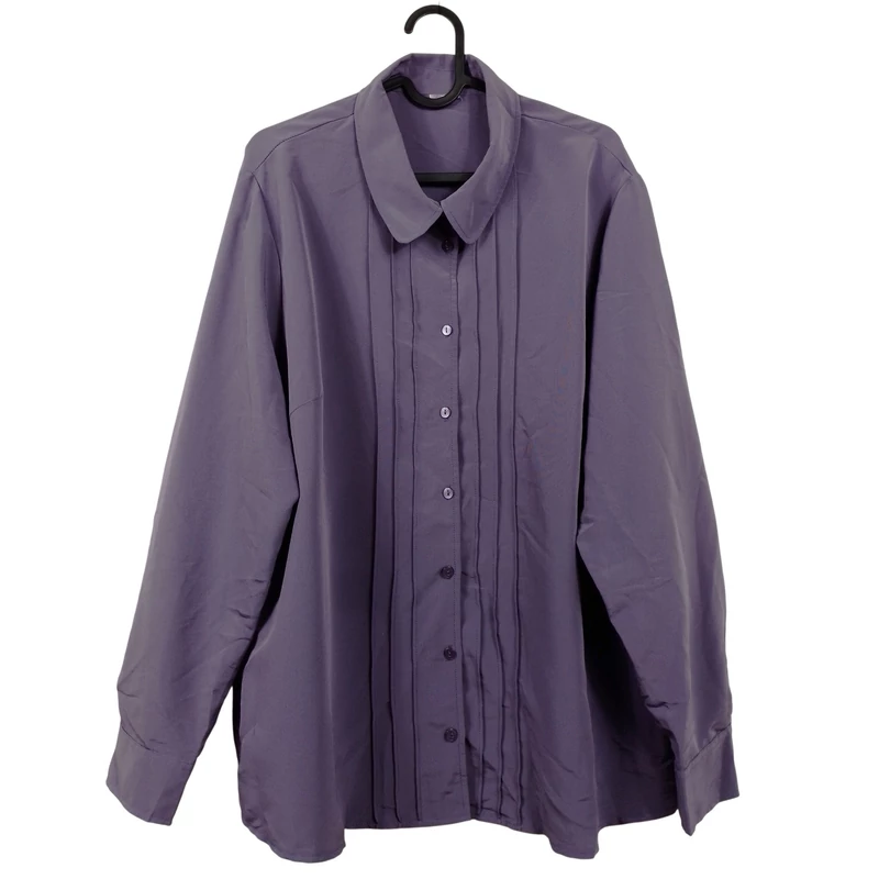 Lila színű, hosszú ujjú női felső, 2XL méret